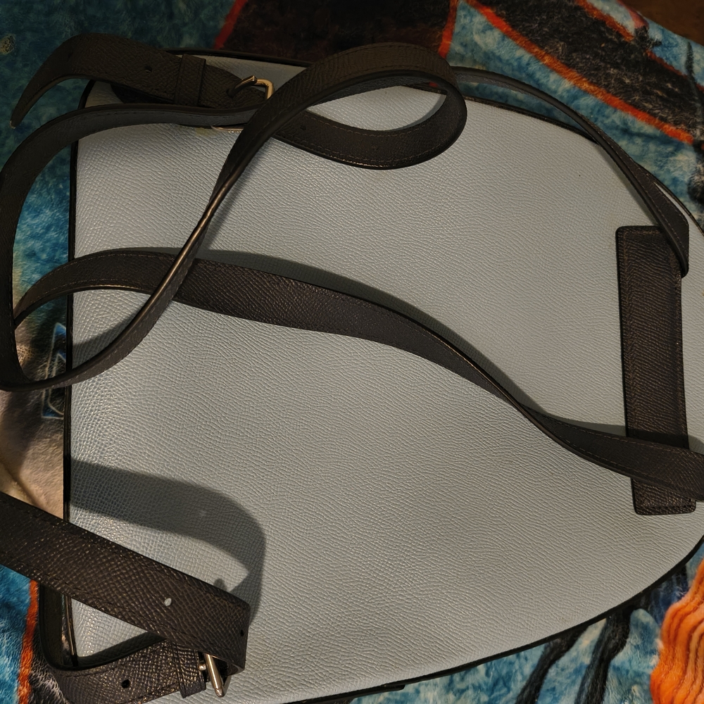 EUC! Coach Jordyn Sky Blue Leather Backpack - Picture 8 of 13